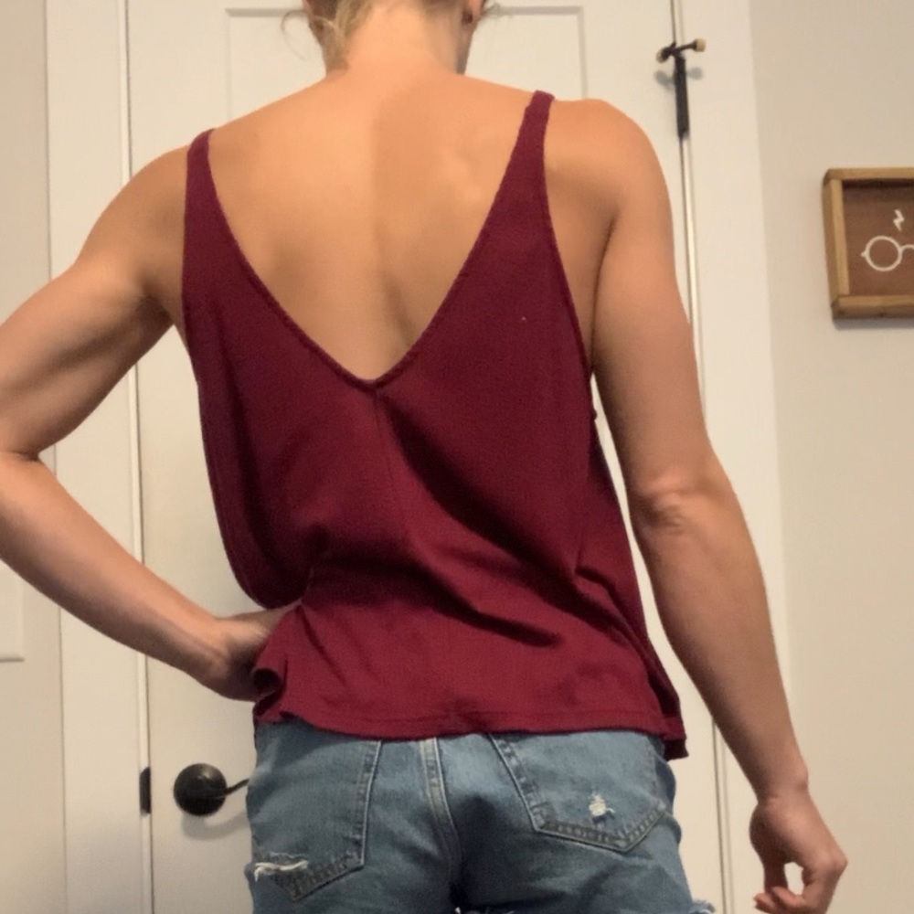 Fuchsia swing tank top from Free People (Dani)
